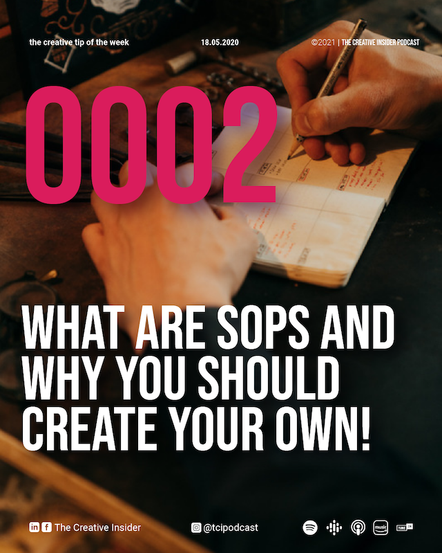 What are SOPs and why you should create your own