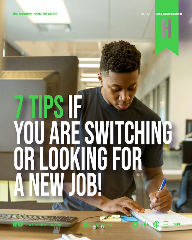 7 Tips toward a new job